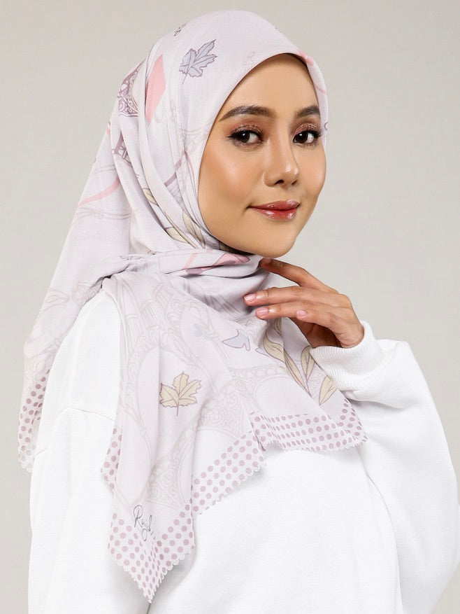 Le Hijab - Bon Marché - Putih pucat