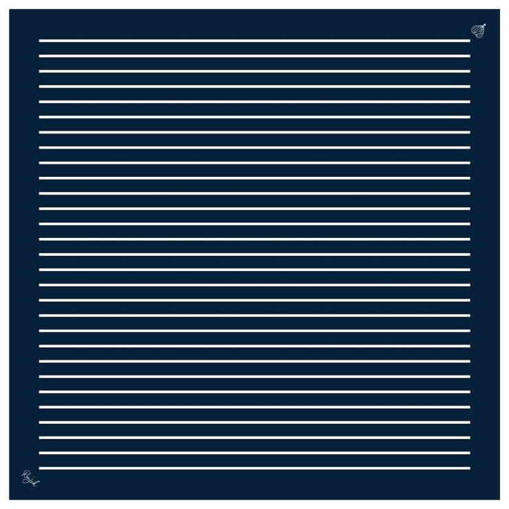 Le Bandana Blue Stripes, Bandana 60, Roujak Paris, Roujak