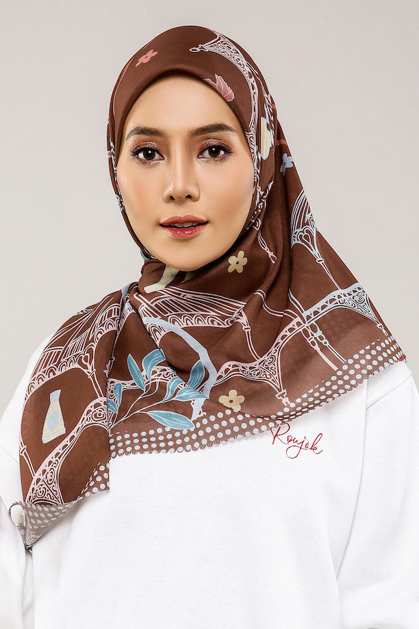 Le Hijab - Bon Marché - Coklat